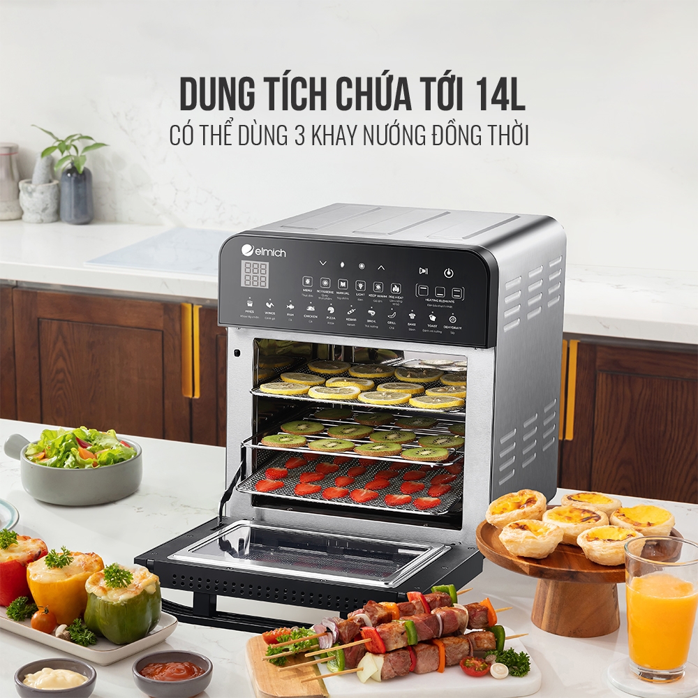 Cách sử dụng nồi chiên không dầu Elmich an toàn, đúng cách