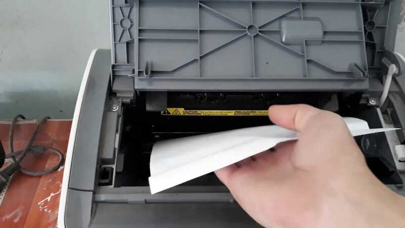 Lỗi máy in HP in ra bản trắng