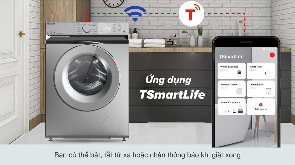 Kết nối wifi và ứng dụng TSmartLife tiện dụng