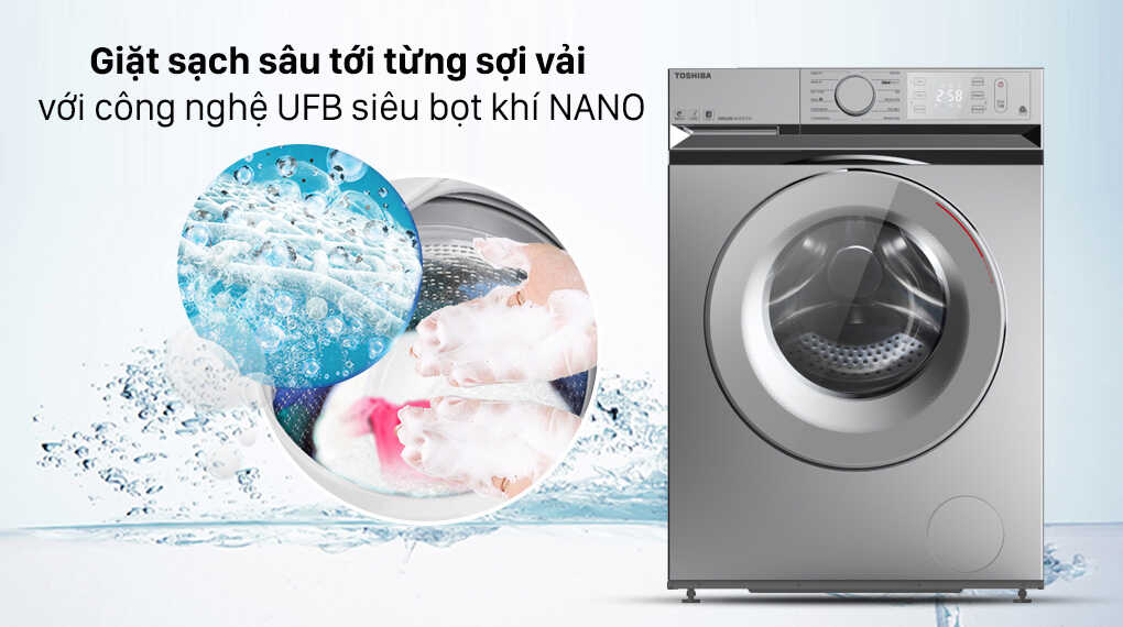 Công nghệ siêu bọt khí Nano UFB (Ultra Fine Bubble).