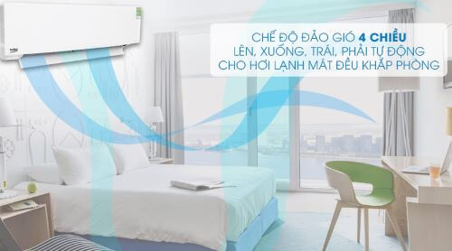 Chế độ gió của điều hòa, máy lạnh 4 chiều