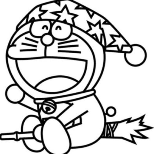 Download 50 mẫu tranh tô màu Nobita cực đáng yêu cho bé