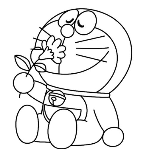 20 tranh tô màu Doremon cho bé yêu thích chú mèo máy thông minh | Doraemon,  Sách tô màu, Mèo