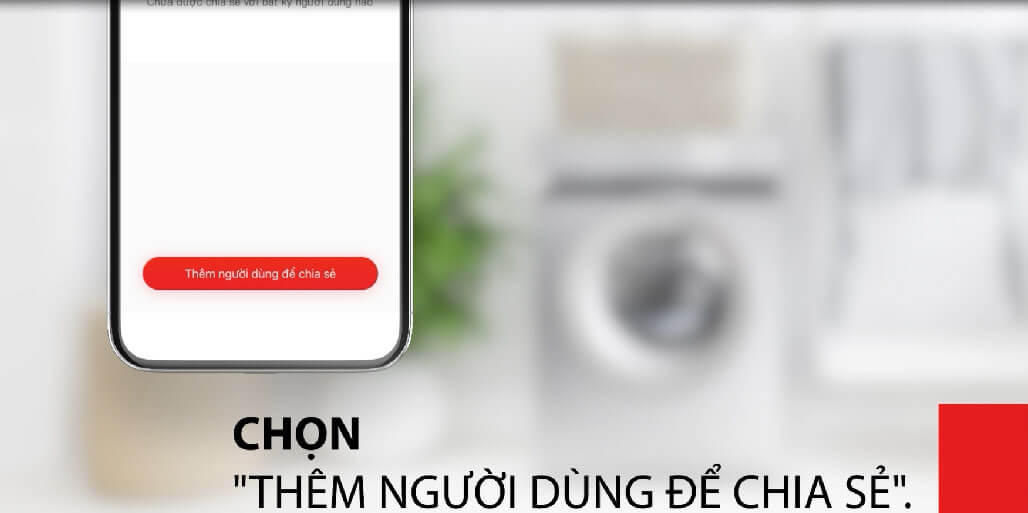 Thêm người dùng muốn chia sẻ