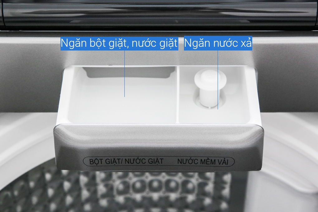 Ngăn chứa loại 1 máy giặt Aqua cửa đứng