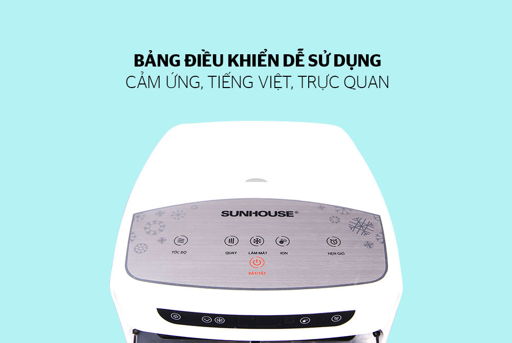 Bảng điều khiển cảm ứng của thiết bị