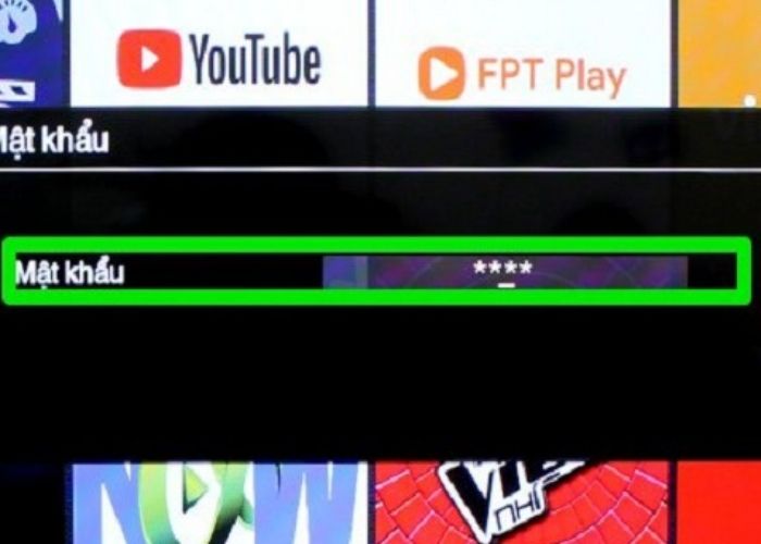 Nhập mã khôi phục tivi TCL