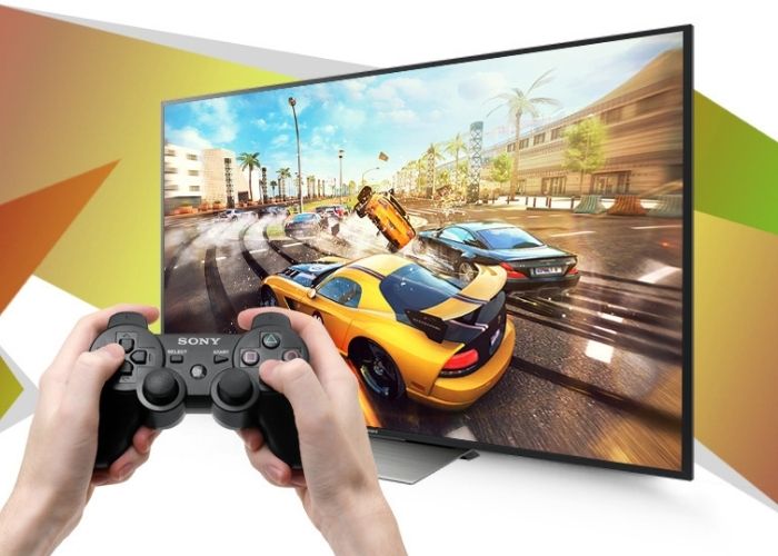 Tay cầm chơi game là phụ kiện tivi không thể thiếu với người mê game