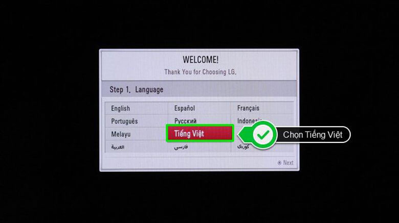 Khôi phục cài đặt gốc TV LG