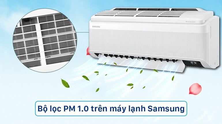 Điều hòa Samsung có bộ lọc PM 1.0 lọc bụi siêu mịn