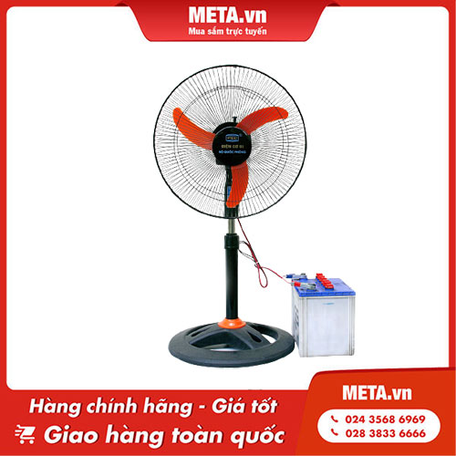 Quạt 12V kẹp ắc quy Điện Cơ 91 QRTH/AQT