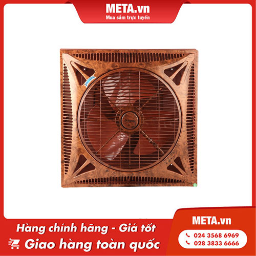 Quạt trần hộp Daeki DK 301VG02 vân gỗ đậm