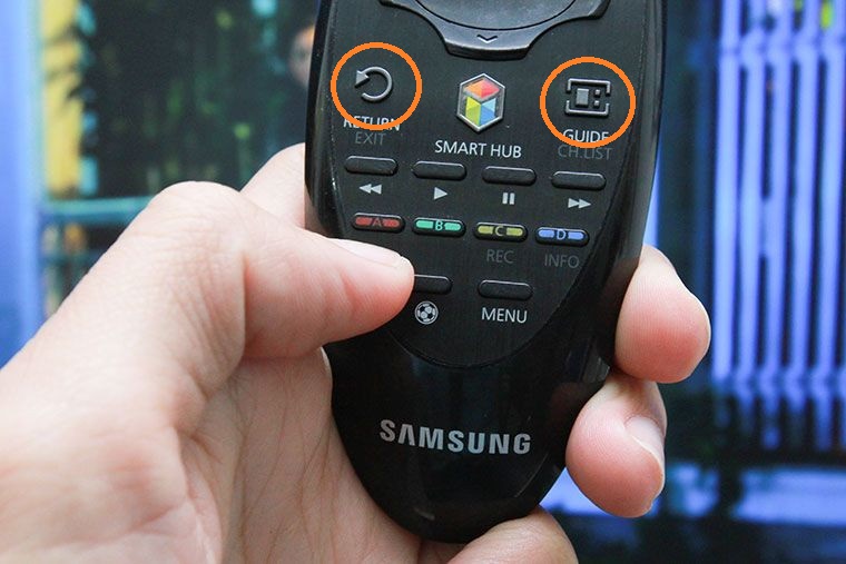 Đối với điều khiển bluetooth Samsung 2014