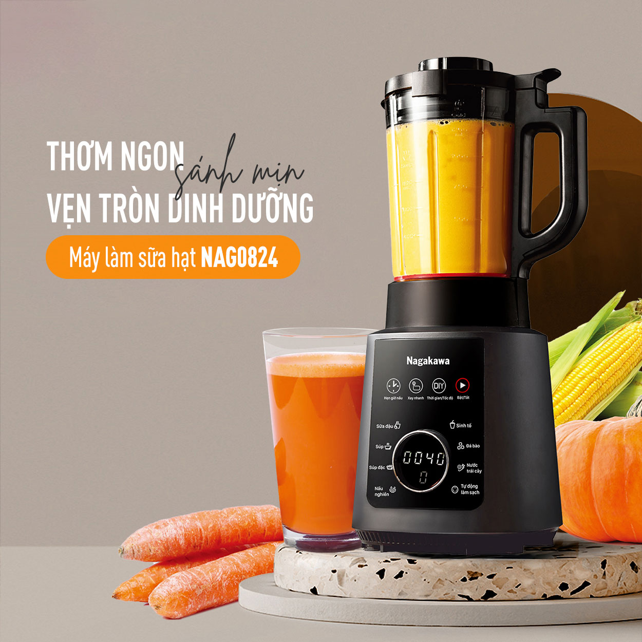 Máy làm sữa hạt Nagakawa