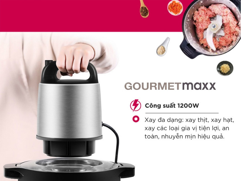 Máy xay thịt Gourmetmaxx