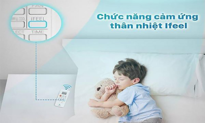 Sử dụng chế độ Ifeel trên điều hòa Casper để tiết kiệm điện 