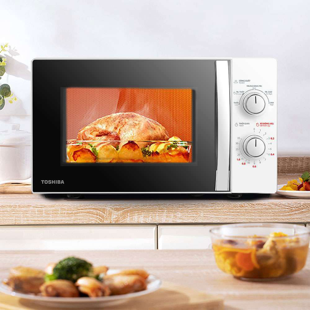 Cách sử dụng lò vi sóng Toshiba để nấu
