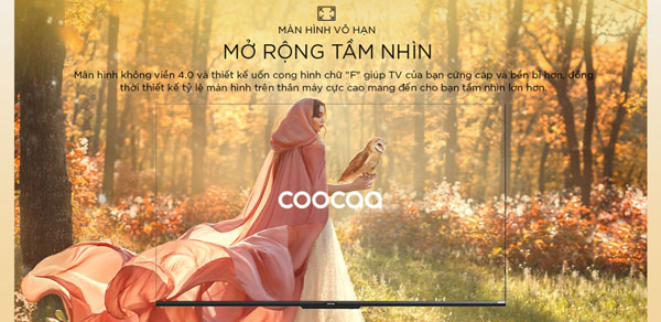 Tivi màn hình tràn viền Coocaa