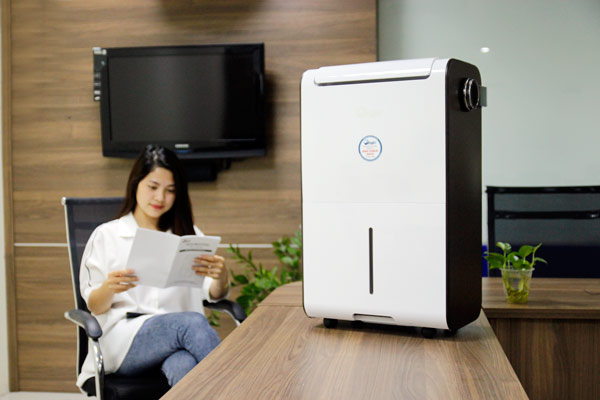 Máy hút ẩm FujiE thường có thiết kế khá tối giản, hiện đại