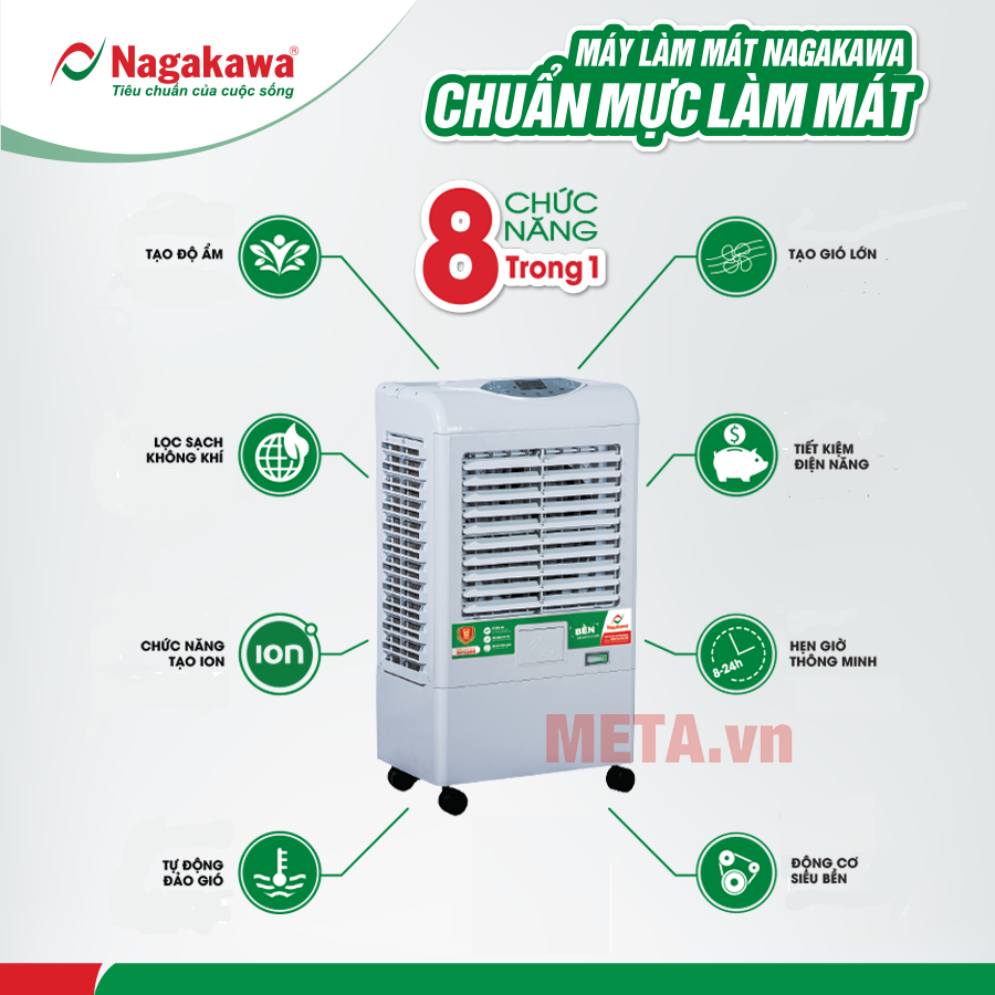 Ưu điểm của máy làm mát Nagakawa