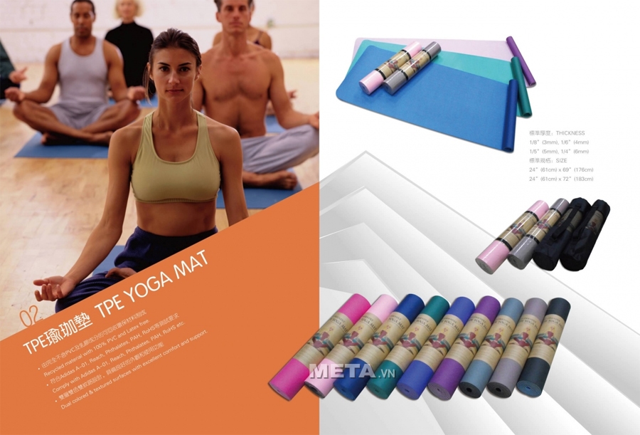 Thảm tập yoga Procare TPE Pro-01 (Pro John)