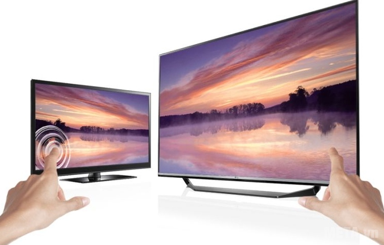 Chạm vào màn hình của tivi LED 32 inch LG 32LF510D không có hiện tượng lóe sáng