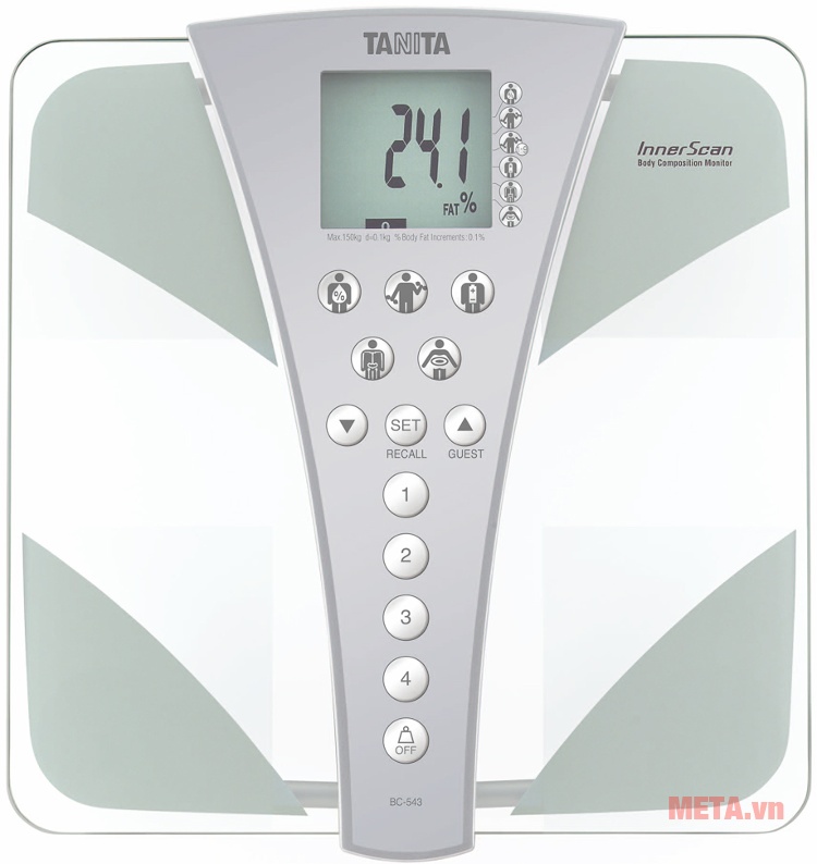 Cân sức khỏe và phân tích cơ thể Tanita BC-543 Cân sức khỏe và phân tích cơ thể Tanita BC-543