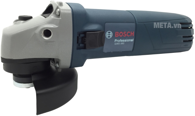 Máy mài góc Bosch GWS 060 có kiểu dáng nhỏ gọn, công tắc bên hông dễ bấm thao tác