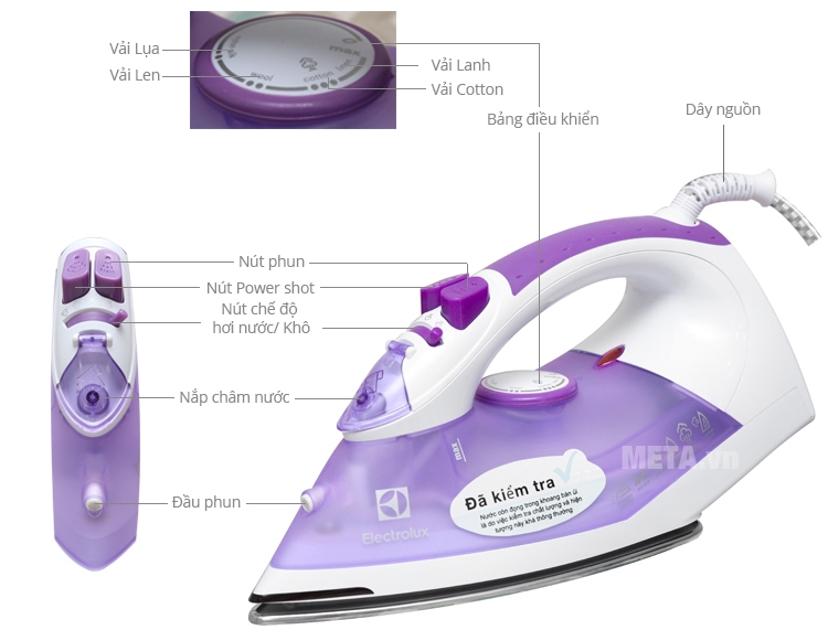 bàn là hơi nước Electrolux ESI4015 