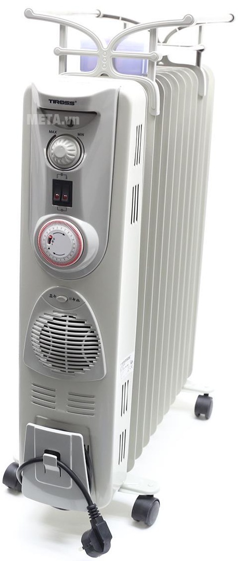 Tiross TS920 có quạt sưởi, hẹn giờ, giá phơi