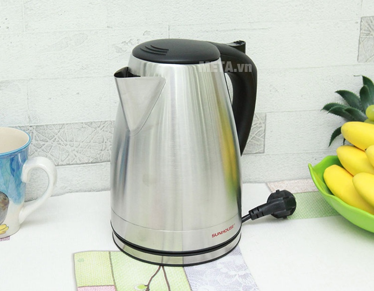  Ấm siêu tốc thường có dung tích từ 0,8L - 1,7L