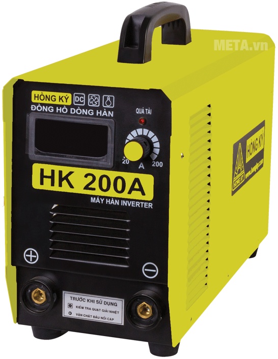 Máy hàn điện tử Hồng Ký HK 200A giúp hàn sắt hiệu quả, tiết kiệm điện 