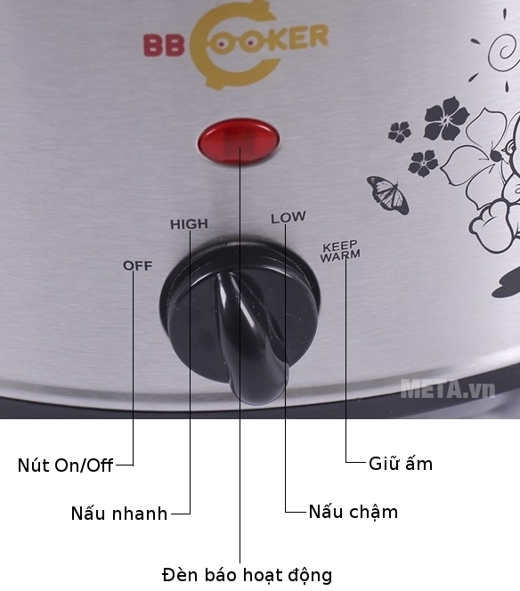 Nồi BBcooker có 4 chế độ nấu