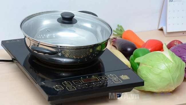 Bếp từ Bluestone ICB-6616 có nồi lẩu đi kèm Bếp từ Bluestone ICB-6616 có nồi lẩu đi kèm