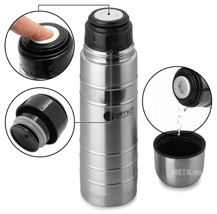 Bình giữ nhiệt Elmich inox 304 1000ml 2245198