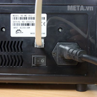 Nút nguồn của máy đếm tiền Silicon MC-B52