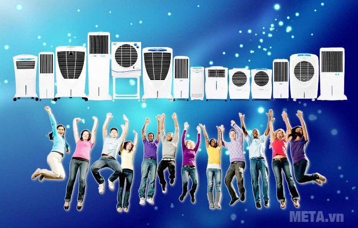 Chọn máy làm mát, quạt điều hòa phù hợp với diện tích phòng sẽ giúp nâng cao hiệu quả sử dung thiết bị.