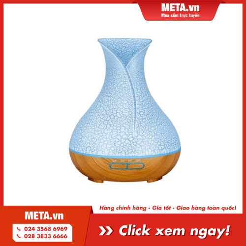 Xem ngay máy khuếch tán tạo độ ẩm xông tinh dầu Aroma cổ cao vân rạn trắng 500ml