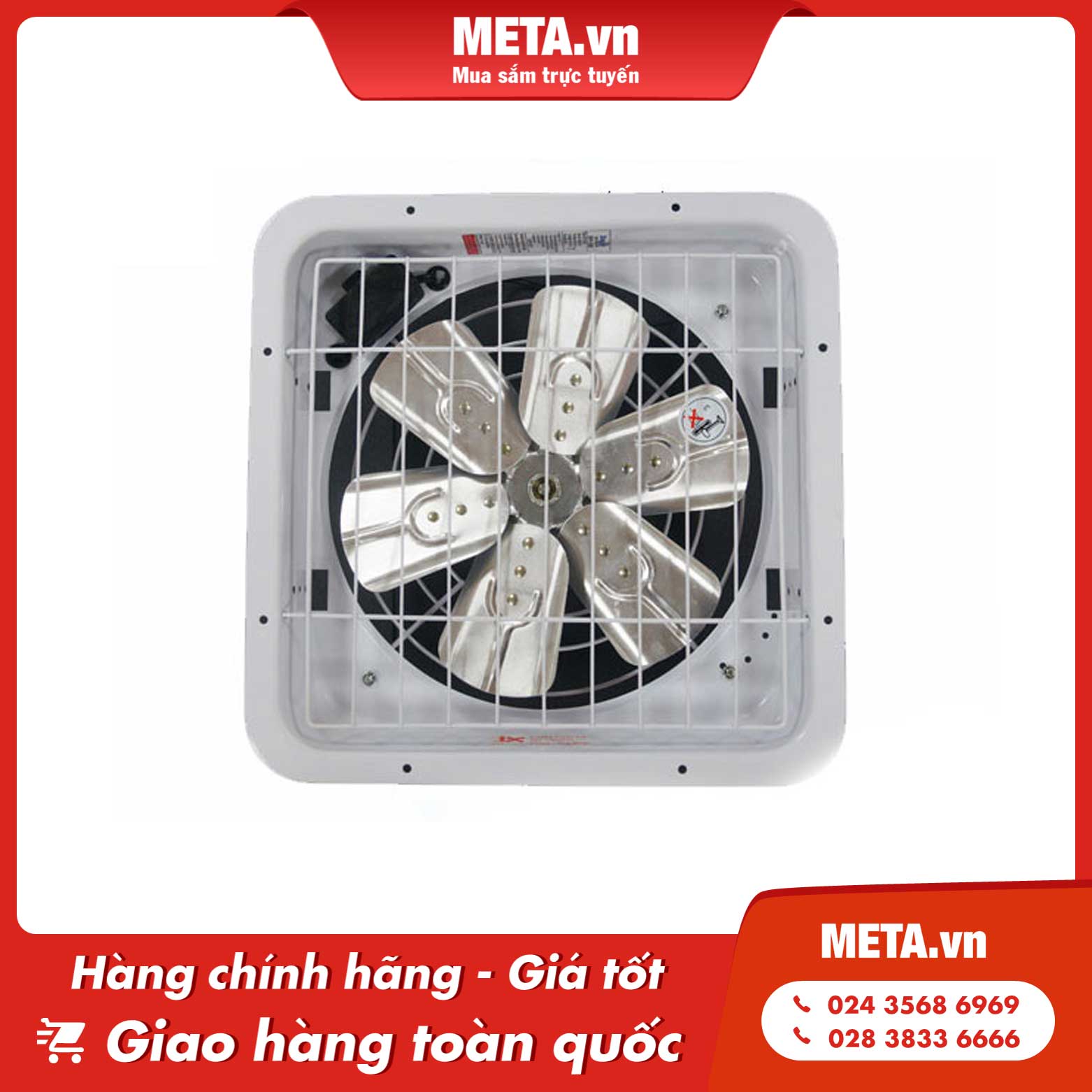 Quạt thông gió Dasin KVF-1230