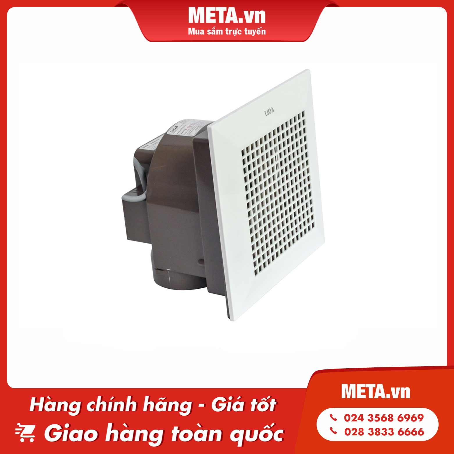 Quạt thông gió gắn trần Lioa EVF24CU7