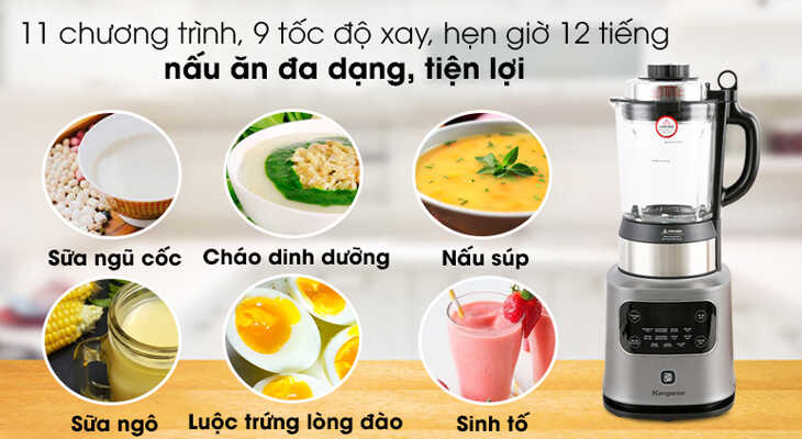 Chương trình nấu đa dạng, tiện lợi