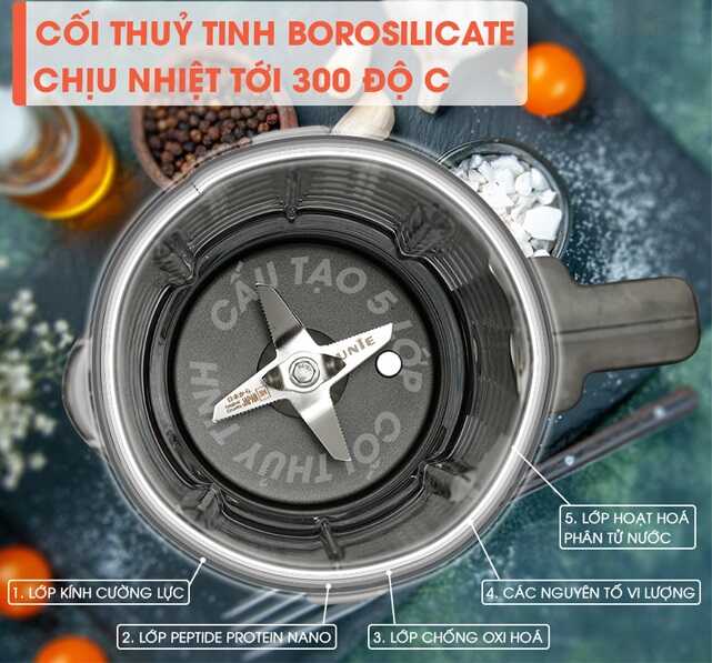 Chất liệu máy làm sữa hạt thường rất an toàn cho sức khỏe người sử dụng