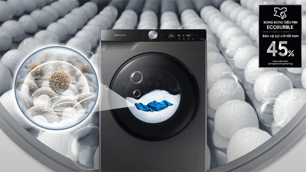 Máy giặt Samsung Addwash Inverter 9kg WW90TP54DSB/SV loại bỏ vi khuẩn