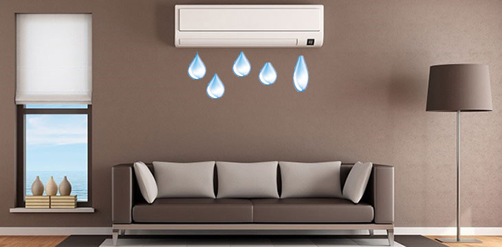 Điều hòa lúc mát lúc không do máy lạnh bị chảy nước