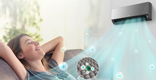 Công nghệ lọc không khí Ionizer trên điều hòa Midea