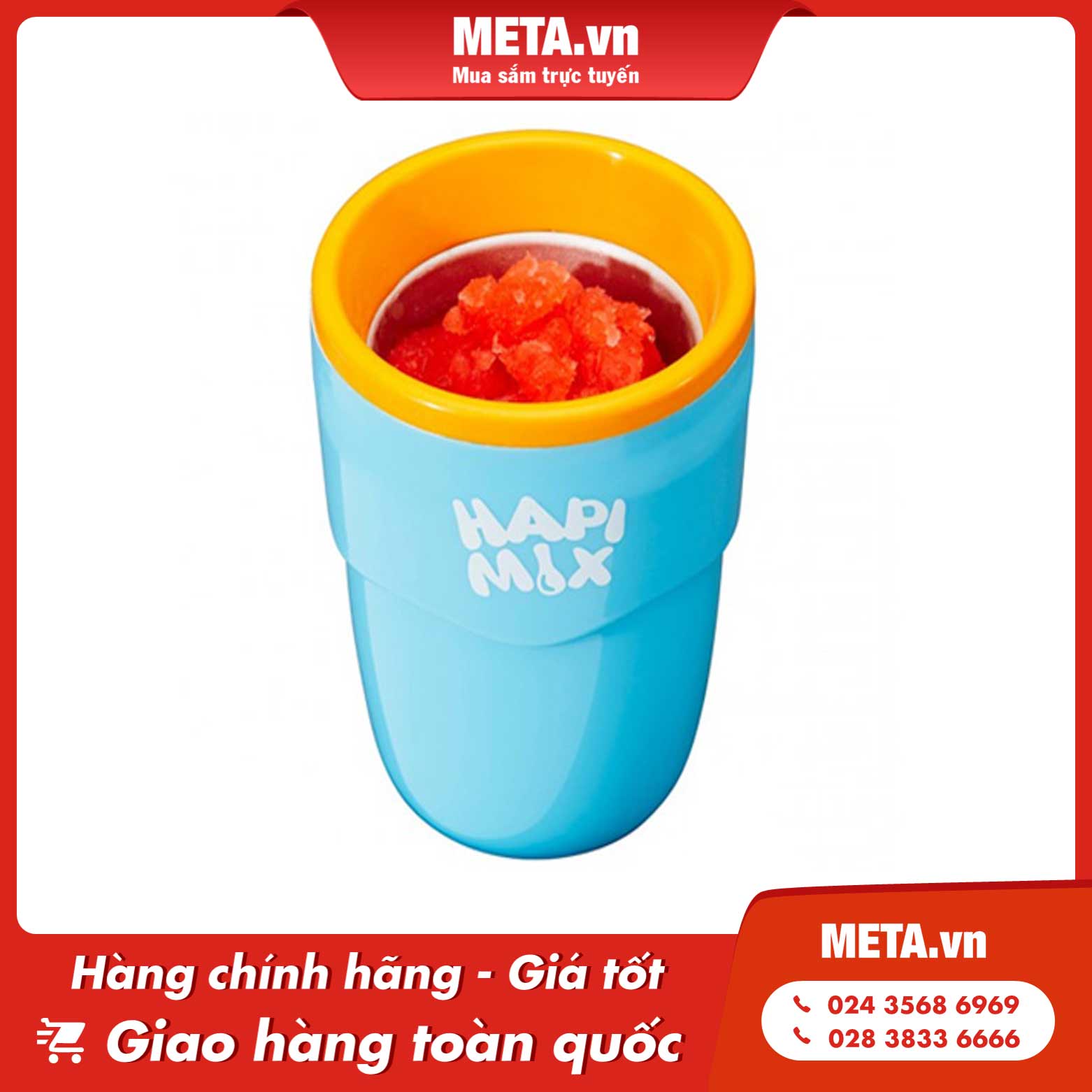 Ly làm kem tuyết Doshisha 180ml DHFZ-18SO (Màu xanh)