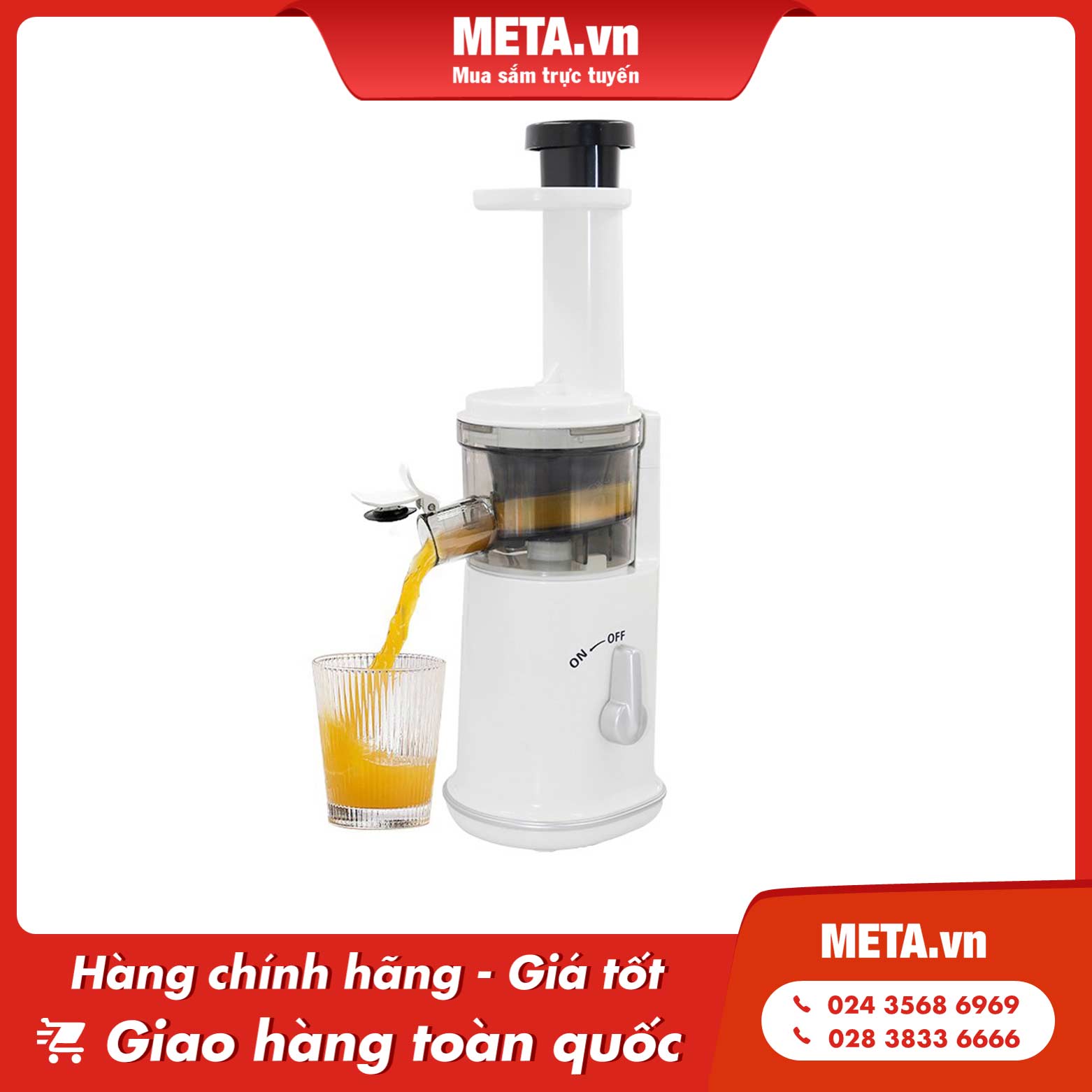 Máy ép chậm mini Rapido RSJ120
