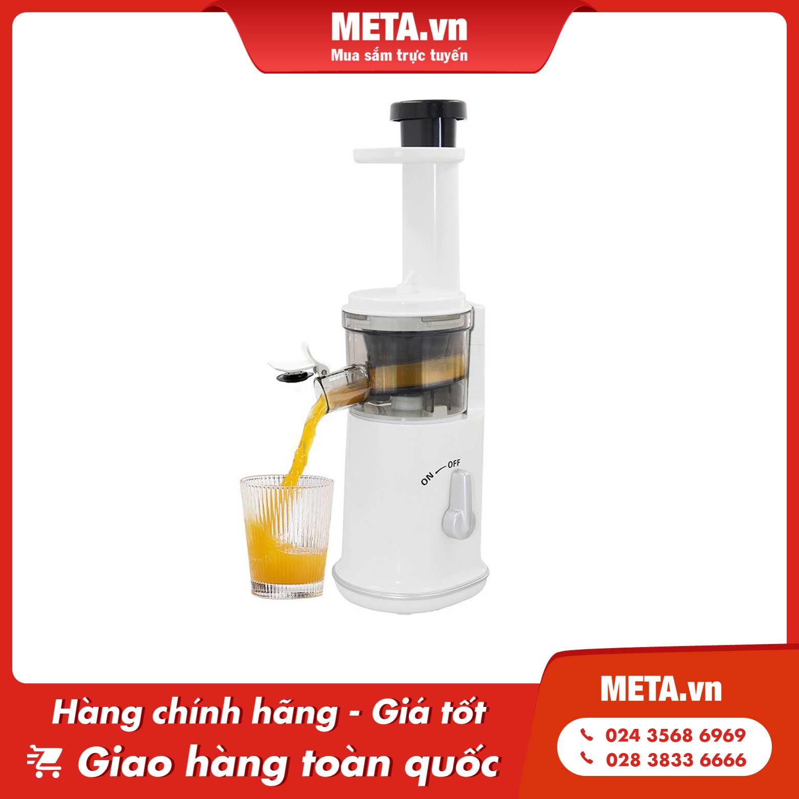 Máy ép chậm mini Rapido RSJ120