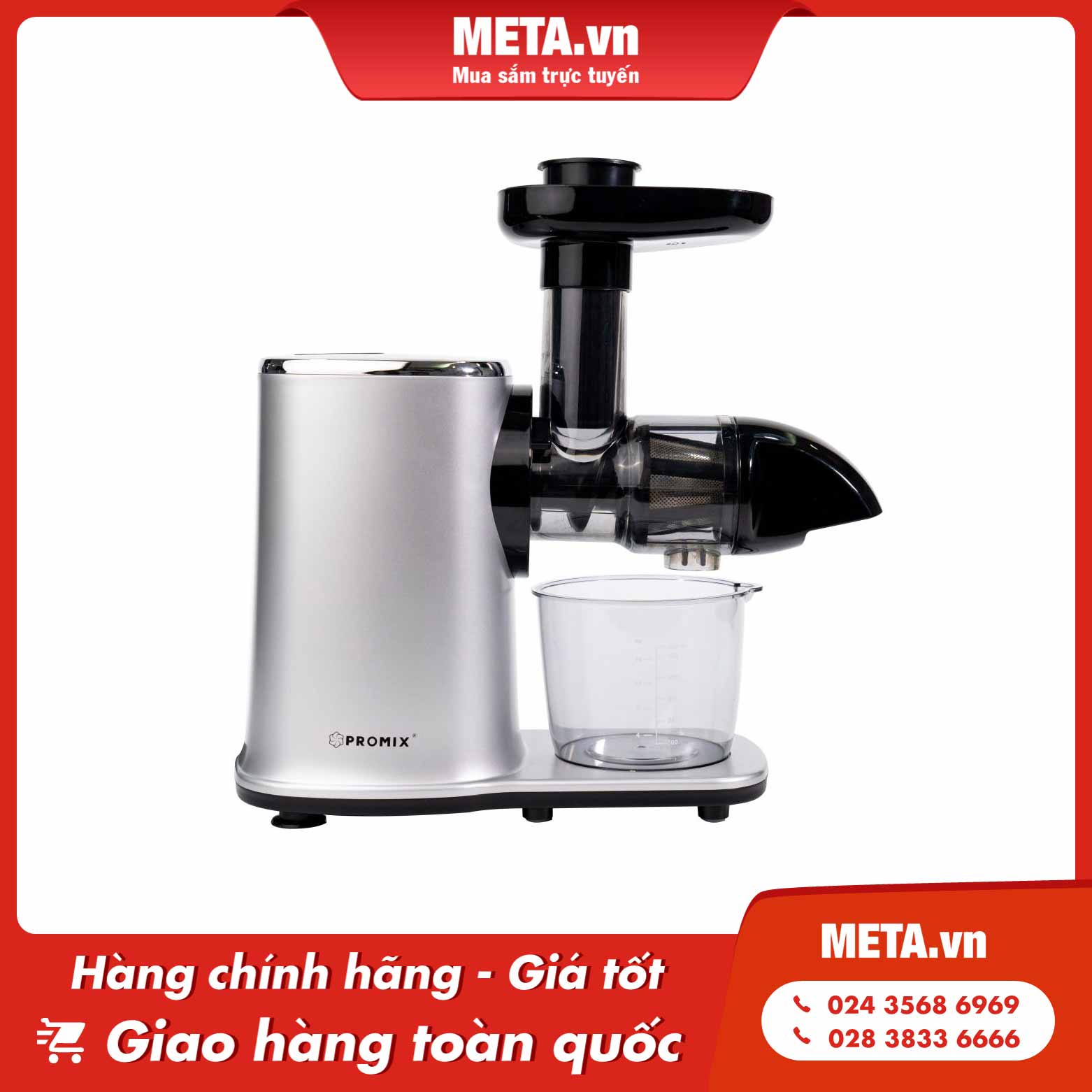 Máy ép chậm trục ngang Promix SJ-02