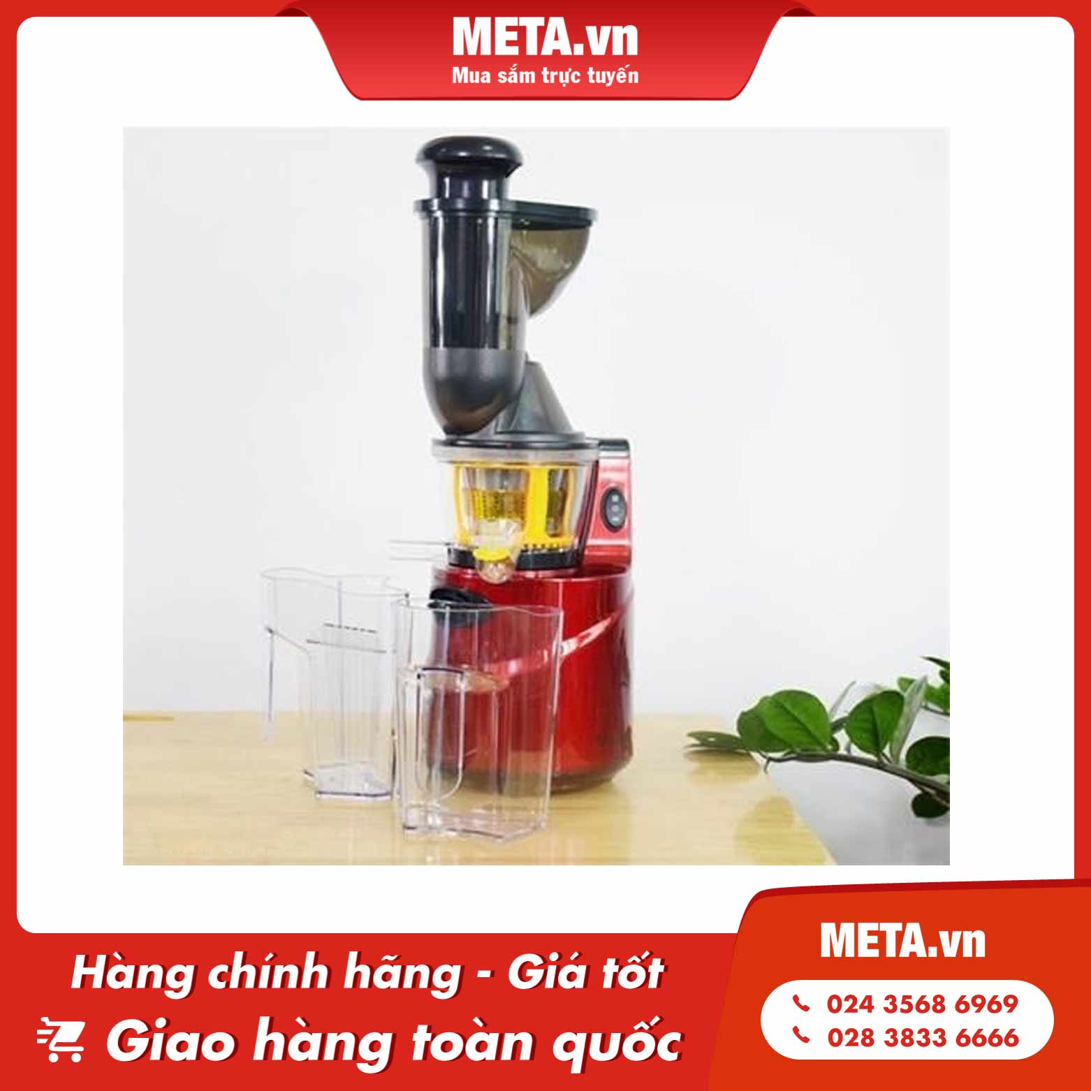 Máy ép trái cây tốc độ chậm Mishio MK60